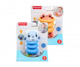 Сензорна играчка и дрънкалка 2 в 1 за бебета Fisher Price, асортимент JHB54