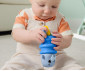 Сензорна играчка и дрънкалка 2 в 1 за бебета Fisher Price, син морж JHB56 thumb 3