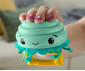 Сензорна играчка и дрънкалка 2 в 1 за бебета Fisher Price, зелена медуза JHB57 thumb 2