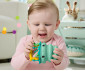 Сензорна играчка и дрънкалка 2 в 1 за бебета Fisher Price, зелена медуза JHB57 thumb 3