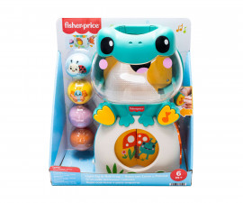 Бебешка интерактивна играчка жабка със светлина и звук Fisher Price JLB96
