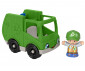 Литъл пийпъл: Малка количка, зелен камион за рециклиране GMJ17 thumb 3