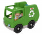 Литъл пийпъл: Малка количка, зелен камион за рециклиране GMJ17 thumb 4