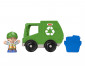 Литъл пийпъл: Малка количка, зелен камион за рециклиране GMJ17 thumb 5