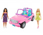 Кукла Barbie - Игрален комплект автомобил кабрио с две кукли GVK02 thumb 2
