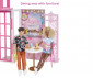 Кукла Barbie - Игрален комплект ваканционна къща с кукла HCD48 thumb 3