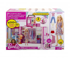 Кукла Barbie - Игрален комплект гардероб мечта за всяка жена HGX57
