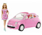 Игрален комплект за деца с кукла Barbie - Автомобил Фиат HRG59 thumb 2