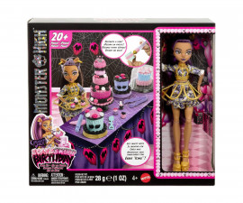 Комплект за игра с оригинална кукла Монстър Хай - Scary Sweet Birthday: Клодийн Улф с торта за рожден ден JBG78