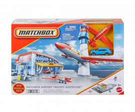 Комплект за игра за момчета Matchbox - Летище JBW37