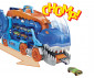 Играчка за момчета Hot Wheels - 2 в 1 Мега транспортьор с 2 колички или писта T-Rex със звук и светлини HNG50 thumb 10