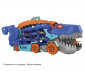 Играчка за момчета Hot Wheels - 2 в 1 Мега транспортьор с 2 колички или писта T-Rex със звук и светлини HNG50 thumb 2