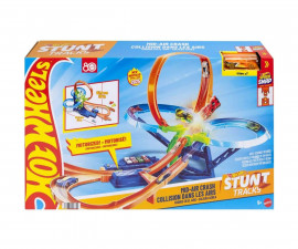 Играчка за момчета Hot Wheels - Комплект за каскади и катастрофи с включена 1 количка JFD12