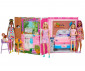 Игрален комплект за деца с кукла Barbie - Къща с 4 зони и 11 аксесоара HRJ77 thumb 3