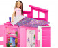Игрален комплект за деца с кукла Barbie - Къща с 4 зони и 11 аксесоара HRJ77 thumb 6