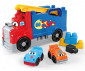 Конструктор Mega Bloks - Комплект камион за бутане с писта и 2 автомобила, 19 елемента JFR29 thumb 2