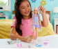 Игрален комплект за деца с кукла Barbie - Забавна и елегантна кукла с дълга руса коса, аксесоари и 2 тоалета JCT72 thumb 6