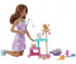 Игрален комплект за деца с кукла Barbie - Кукла и с домашни любимци котета и аксесоари HHB70 thumb 2