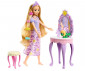Играчки за момичета Disney Princess - Кукла Рапунцел с тоалетка, Паскал и аксесоари HLX28 thumb 3
