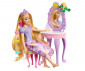 Играчки за момичета Disney Princess - Кукла Рапунцел с тоалетка, Паскал и аксесоари HLX28 thumb 4