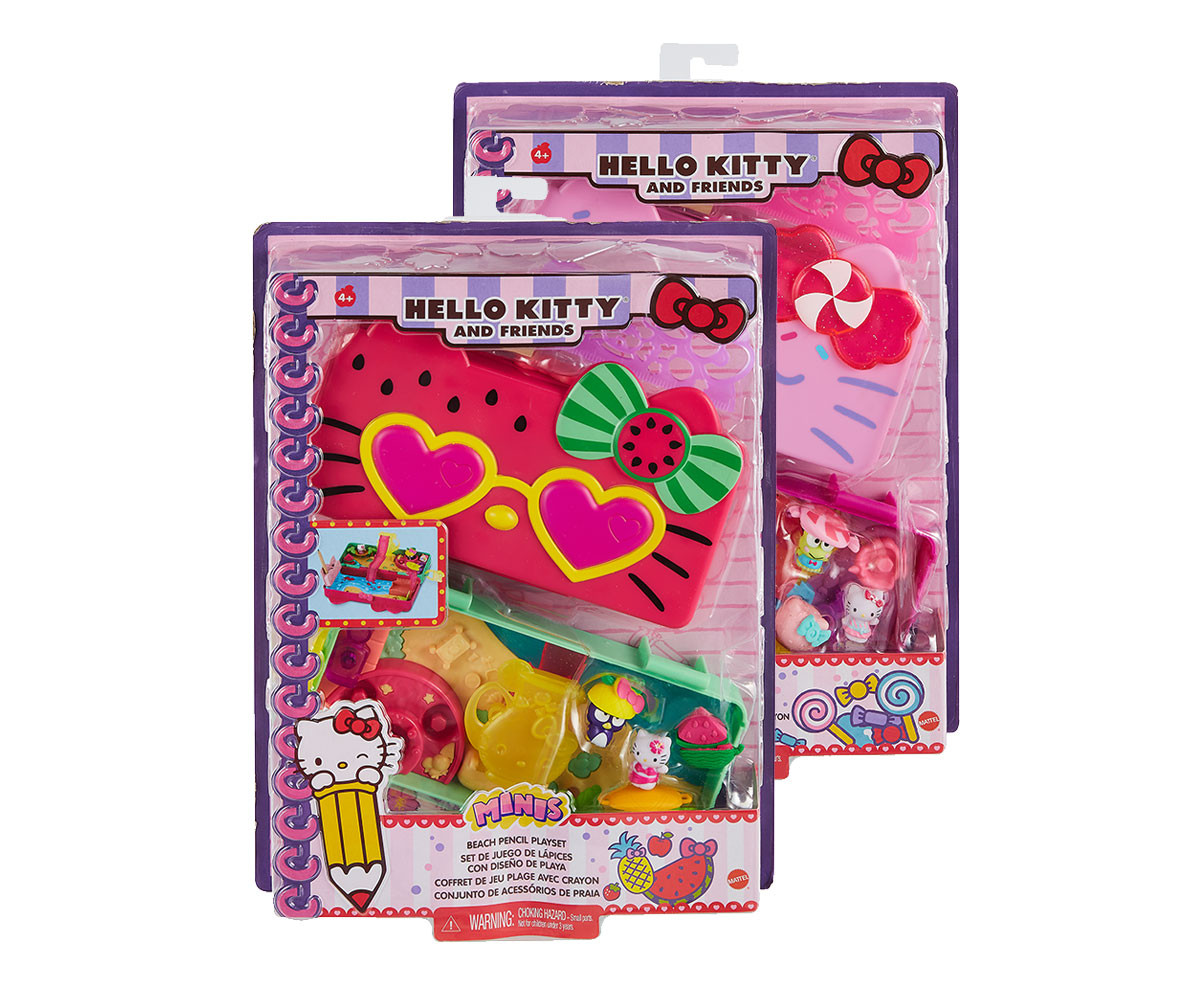 Игрален за комплект за момичета Hello Kitty - Несесер за моливи, асортимент GVC39