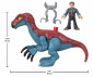 Imaginext Джурасик свят: Фигурки, Dinosaur & Owen Grady, червено/син динозавър GVV63 thumb 5