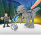 Imaginext Джурасик свят: Фигурки, Breakout Blue, сив динозавър със синьо HKG15 thumb 6