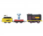 Комплект локомотив с 2 вагончета Thomas & Friends, Deliver the Win Diesel HFX97 thumb 2