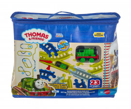 Детска играчка Thomas & Friends - Нов комплект релси и локомотив Пърси JNF84