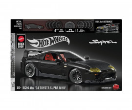 Игрален комплект Brick Shop - Конструктор Hot Wheels: Toyota Supra 94, 824 елемента JKG40