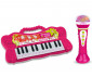 Детски музикален инструмент Bontempi - Мини караоке синтезатор с микрофон и 24 клавиша, розов 60 2172 thumb 2