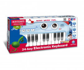 Детски музикален инструмент Bontempi - Електронен синтезатор с 24 клавиша 12 2430