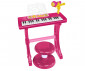 Bontempi 13 3771 - 37-key electronic keyboard with microphone, legs and stool Pink thumb 2