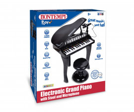 Bontempi 10 3030 - Electronic grand Piano with microphone and stool