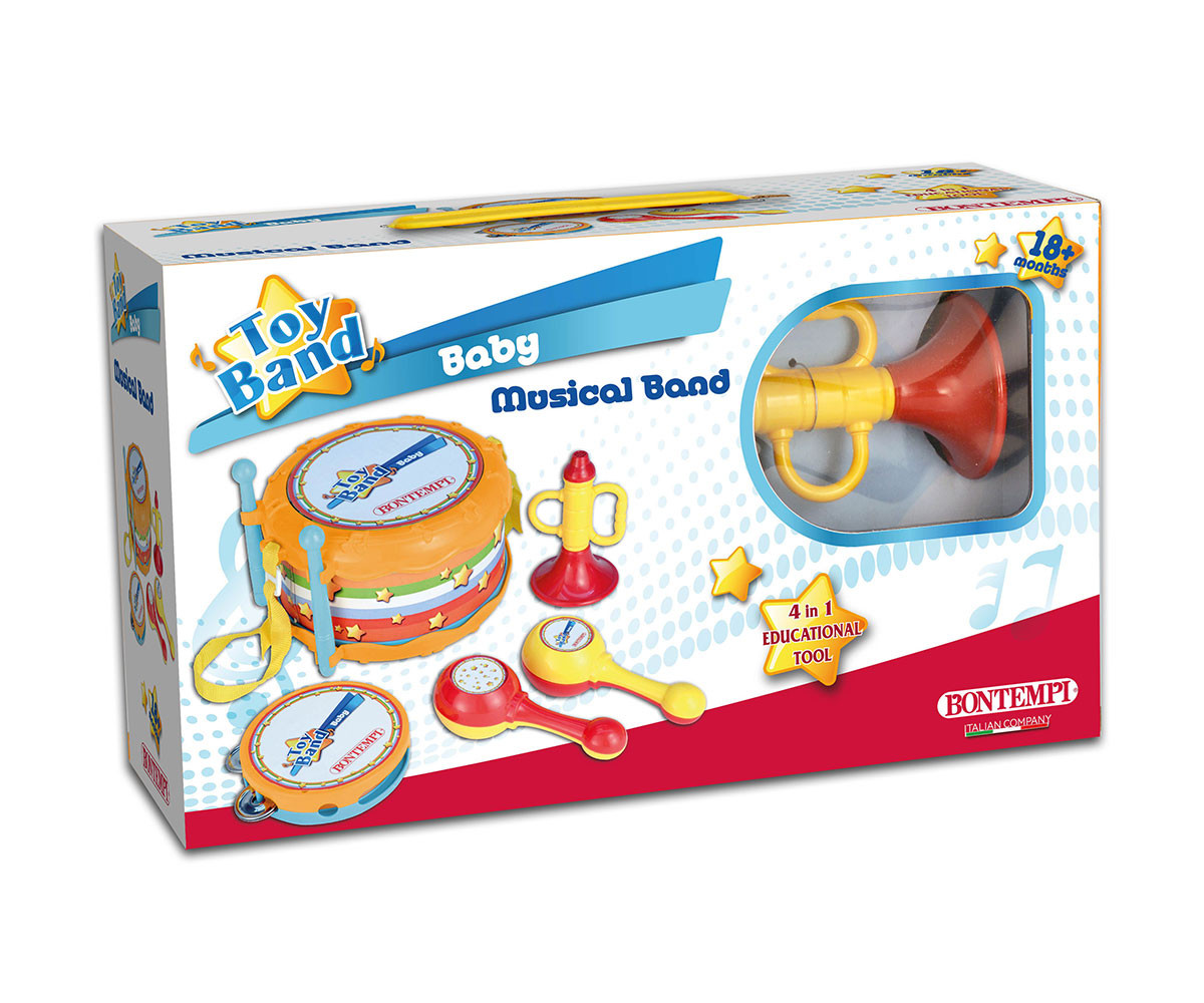 Детски музикален инструмент Bontempi - Комплект бебешки музикални инструменти MB 1025