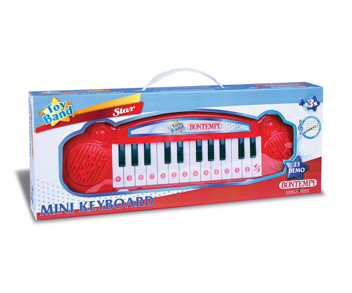 Детски музикален инструмент Bontempi - Мини електронен синтезатор, 24 бутона 12 2407