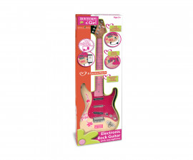 Детски музикален инструмент Bontempi - Електрическа китара с презрамка и микрофон I Girl 24 1371