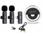 Bontempi 60 4120 - 2 Wireless lavalier microphones with selfie ring light thumb 2