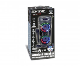 Bontempi 49 1040 - Wireless speaker with microphone & RGB lights