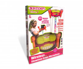 Bontempi 42 1472 - Wireless showtime stage with 2 microphones