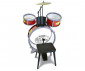 Детски музикален инструмент Bontempi - Комплект 4 броя барабани, с 2 палки и столче 51 4504 thumb 3