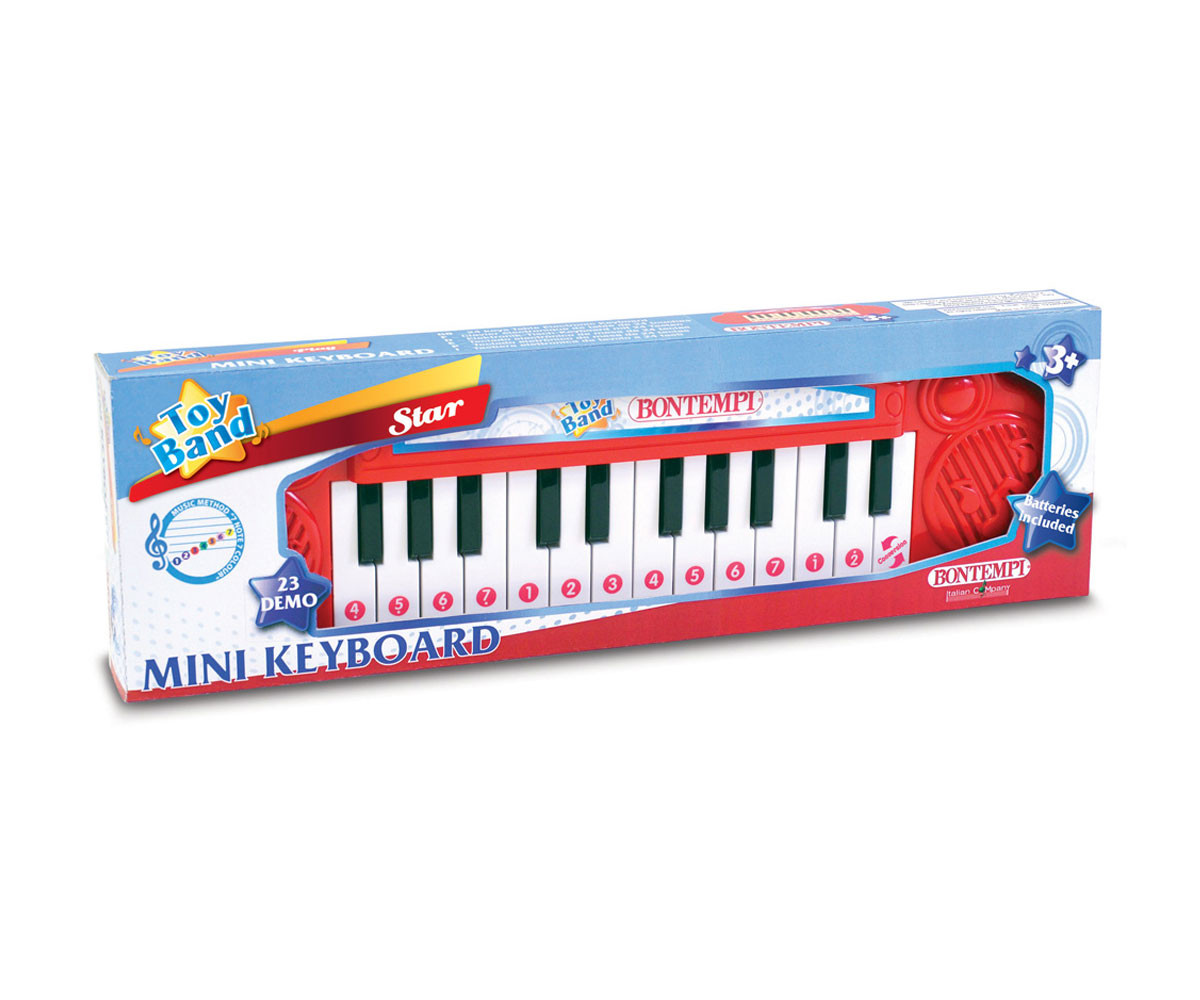 Детски музикален инструмент Bontempi - Електронен мини синтезатор с 24 клавиша 12 2406