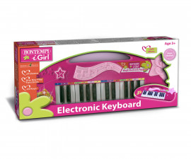 Детски музикален инструмент Bontempi - Електронна клавиатура с 24 клавиша за момиче 12 2371