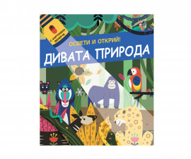 Образователни книги за деца на издателство ФЮТ - Освети и открий! С картонено фенерче - Дивата природа