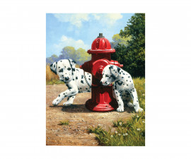 Комплект с акрилни бои Royal Junior, кученци-далматинци PJS80