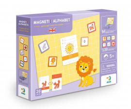 Детска магнитна игра научи английската азбука Magnetic Alphabet Dodo, 139 ел. 200214