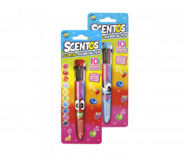 Ароматна 10 цветна химикалка Scentos, асортимент S11779
