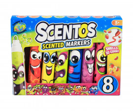 Ароматни мини маркери Scentos, 8 цвята S16750