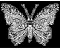 Картина за оцветяване Colorvelvet, Пеперуда, 29.7 x 21 см - Fistocommerce S29 thumb 2