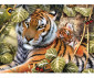 Комплект рисуване по номера с акрилни бои Royal Junior Large, Тигри, 39 х 30 см - Fistocommerce PJL36 thumb 2